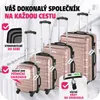 tectake® Mila 4dílná sada tvrdých kufříků z odolného plastu Náhled obrázku produktu 5