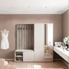 Garderobe ARIA 1 190 cm Kaschmir Gepolstert Mausgrau mit Produktbild-Vorschau 3