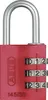 ABUS Zahlenschloss 145/20 in rot Produktbild-Vorschau 1
