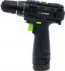 A black and green cordless drill is shown against a white background. Podgląd zdjęcia produktu