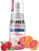 A bottle of OSHEE Vitamin Lemonade concentrate with raspberries and grapefruit slices. Produktbild-Vorschau