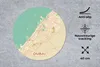 MuchoWow® Mauspad Mousepad Dubai - Karte - Stadtplan - Produktbild-Vorschau 2