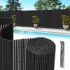 Ikodm 100x800 cm Mata osłonowa z PVC imitująca bambus Podgląd zdjęcia produktu 12
