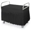 Tischdecke, Tischbezug für kellnerwagen 85cm mit skirting Produktbild-Vorschau 1