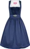 Krüger Al Dirndl blau mit gemusterter und abnehmbarer Produktbild-Vorschau 1