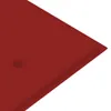 vidaXL Coussin pour banc de jardin rouge 150x50x3 cm tissu Voir les images du produit 20