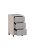 Möbelpartner Rollcontainer Pigeon | HxBxT 59,7x32,6x39cm | Produktbild-Vorschau 3