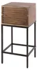 Hoyz Collection – Nachttisch XS – Braun – 30 x 30 x 60 cm Produktbild-Vorschau 3