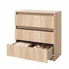 Commode moderne à 3 tiroirs | Meuble d'appoint blanc | Voir les images du produit 3