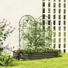 Outsunny Jeu de 2 treillis métalliques inoxydables Support Voir les images du produit 2