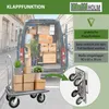 Plattformwagen 300 kg luftbereift Transportwagen Handwagen Produktbild-Vorschau 6