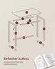 VASAGLE Tisch, Computertisch, Bürotisch, 100 x 50 x 76 cm Produktbild-Vorschau 8
