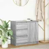 vidaXL Príborník so zásuvkou Grey Sonoma 71x35x65 cm Náhľad obrázku produktu 1