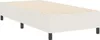 Plattformbettgestell Creme 90 x 200 cm Cordstoff Produktbild-Vorschau 3