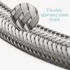 Navaris 2x Stahlflex Schlauch Armaturenanschluss - G3/8 Produktbild-Vorschau 3