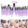 Sada štetcov na make-up 32 kusov fialového štetca na Náhľad obrázku produktu 4