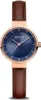 Bering Damen Armbanduhr Solar 27 mm Armband Kalbsleder Produktbild-Vorschau 2