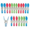 Handy Wäscheklammern Kunststoff  20 Stk. vers. Farben Produktbild-Vorschau 3