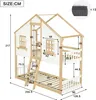 A diagram of a bunk bed with dimensions indicated by lines and numbers. Produktbild-Vorschau