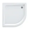 Douchebak kwartcirkel 80x80x16, sanitairacryl, glad Productafbeelding-voorbeeld 2