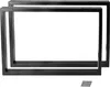 Montixx® 2X (1 Paar) Quadrat-Couchtisch & Tischkufen Bank Produktbild-Vorschau 1
