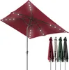 Bettizia Parasols Parasol de balcon 210 x 140 cm Voir les images du produit 9