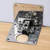 10x Scharnier Reparaturplatte 90x90 mm Möbel Schrank Produktbild-Vorschau 7