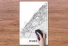 MuchoWow® Mauspad Mousepad Dubai - Stadtplan - Schwarz und Produktbild-Vorschau 3