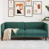 vidaXL Sofa 3-Sitzer Dunkelgrün Stoff Produktbild-Vorschau 2
