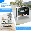 GOPLUS Campingtisch mit Stauraum, tragbarer Produktbild-Vorschau 4