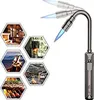 A collage of images showing different uses of a torch lighter, with the torch lighter itself prominently displayed. Anteprima dell’immagine prodotto