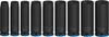 PRO Impact Steckschlüsselsatz Set, 1/4", tief, 9-tlg. Produktbild-Vorschau 4