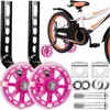 Stützräder Mit LED Rosa Für Kinderfahrrad 12–20 Zoll Produktbild-Vorschau 1