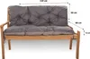 tmavosivý vankúš na záhradnú lavicu| rozmer 110x60x50| Náhľad obrázku produktu 4