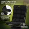 ML-Design Gaming podlahová stolička čierno-zelená, Náhľad obrázku produktu 5