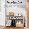EUGAD Schuhregal mit 4 Ebenen leichte Schuhablage für 12-16 Produktbild-Vorschau 4