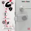 KOTARBAU® Prídavný zámok 60 mm antracitový s vonkajšou Náhľad obrázku produktu 4