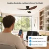 Stropný ventilátor s osvetlením, tichý, Ø 100 cm, DC motor, Náhľad obrázku produktu 11