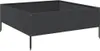 vidaXL Hochbeet Schwarz 100x100x41 cm Stahl Produktbild-Vorschau 1
