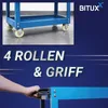 Bituxx Werkstattwagen Rollwagen Werkzeugwagen Werkzeugkiste Produktbild-Vorschau 7