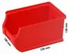 Allit 456209 Sichtlagerkasten B x H T 150 125 235 mm Rot 1 Produktbild-Vorschau 4