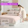 EllaTex Renforcé Bettwäsche 200x200 + 2x 80x80 cm Baumwolle Produktbild-Vorschau 4