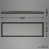 Lampa sufitowa LED ultrapłaski panel 4000K podświetlenie Podgląd zdjęcia produktu 14