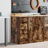 vidaXL Armoire de rangement pour garage Chêne fumé Pin Voir les images du produit 2