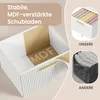 SONGMICS Nachttisch, Kommode, 2 Stoffschubladen, für Produktbild-Vorschau 10