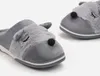 Pantofole foderate da donna Peluche modello volpe Pantofole Anteprima dell’immagine prodotto 3