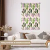 MuchoWow® Wandteppich Wandbehang Blumen - Blätter - Produktbild-Vorschau 2