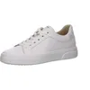 A white leather sneaker is shown from the side against a white background. Produktbild-Vorschau