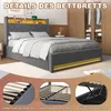 MODFU Jugendbett 140×190 mit LED-Kopfteil und Produktbild-Vorschau 5