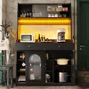 Flieks Armoire haute avec LED et portes coulissantes en Voir les images du produit 3
